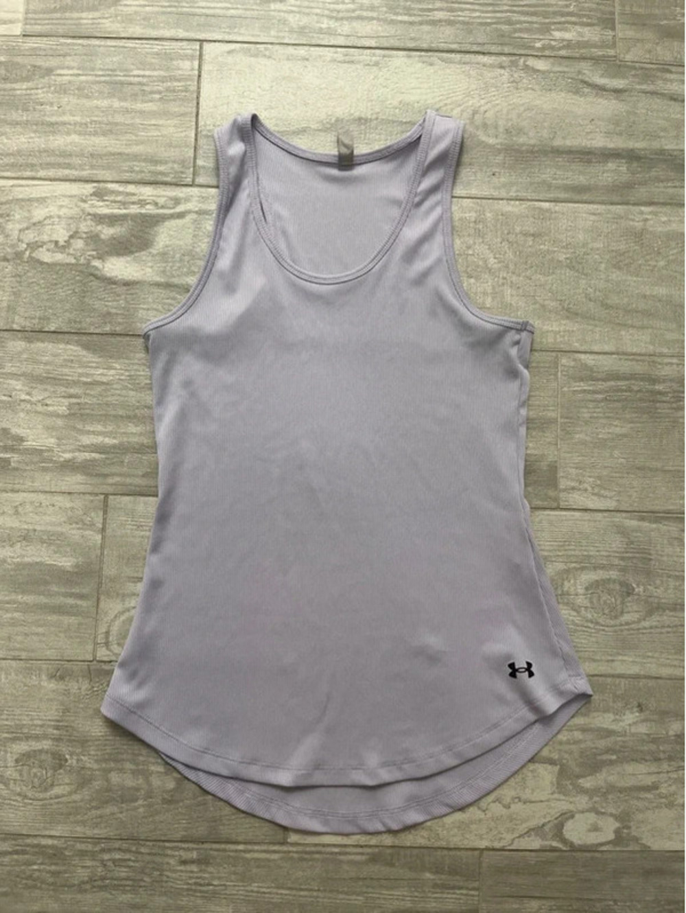 Under Armour Lilac Purple Ribbed Tank